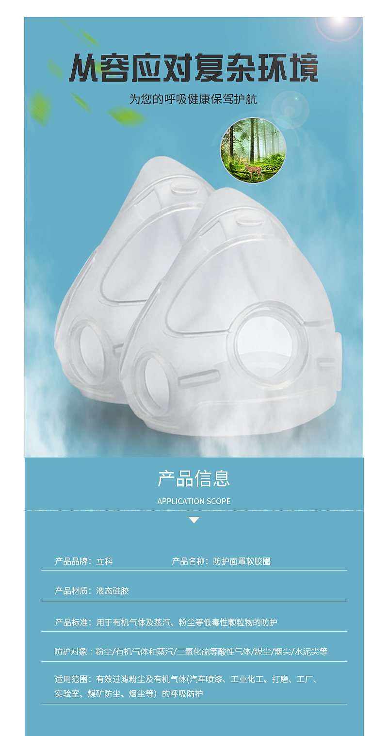 医疗详情页-硅胶口罩